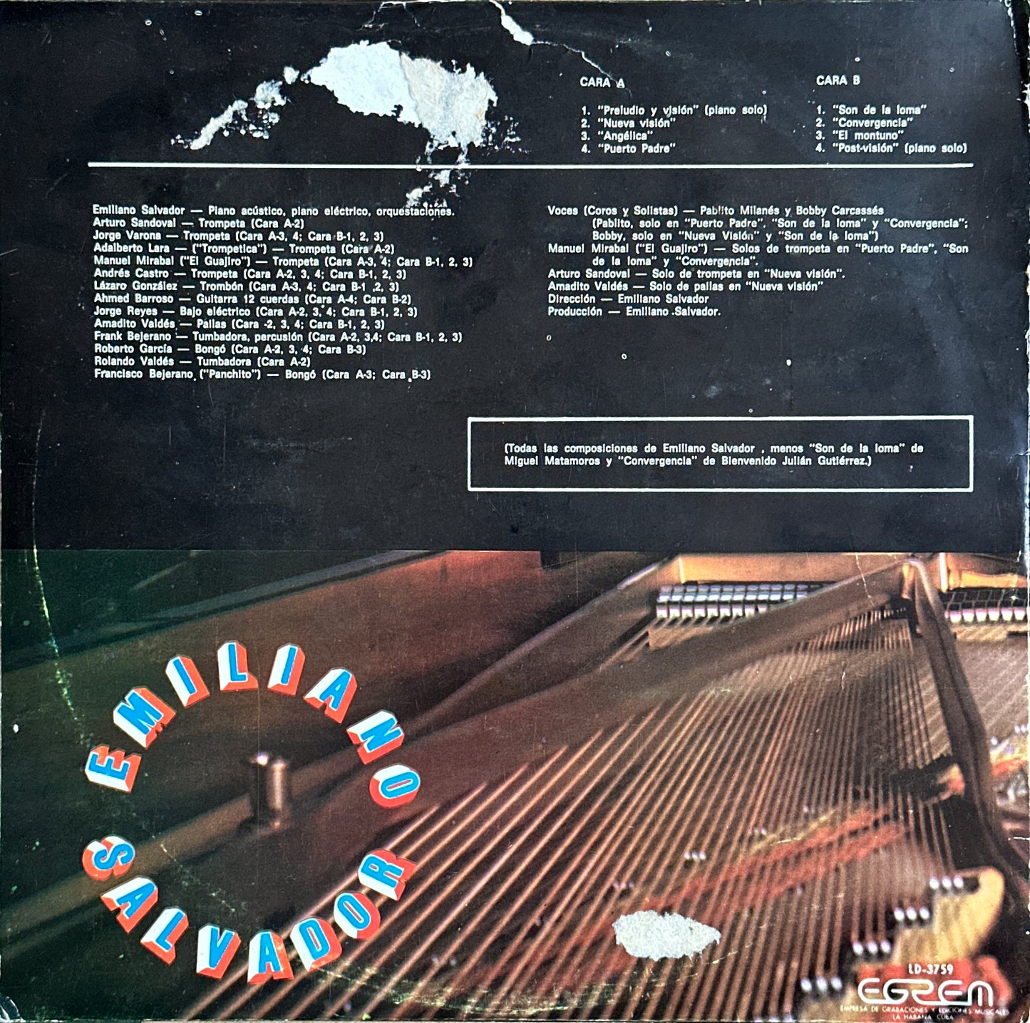 Emiliano Salvador - Musica Cubana Contemporanea