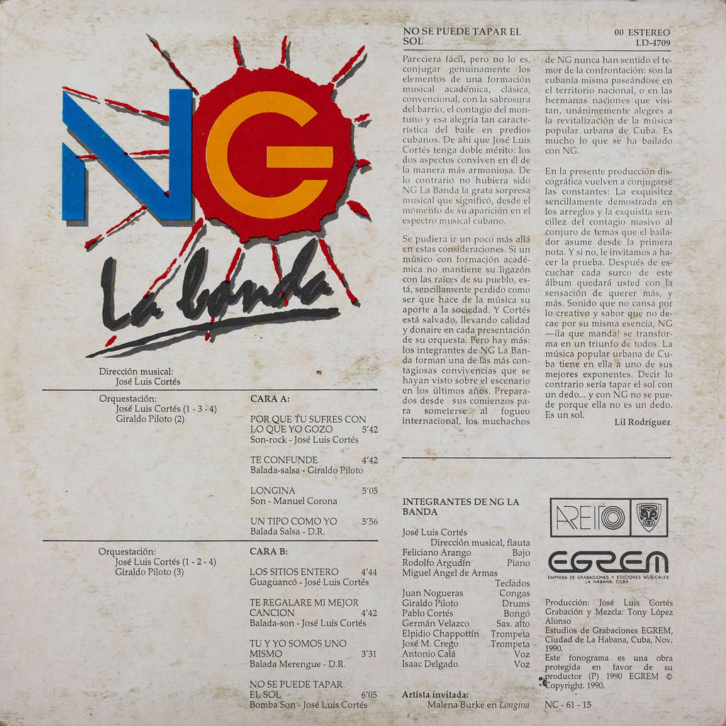 NG La Banda - No se puede tapar el sol